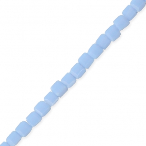 Cubes en verre 2.5 mm Bleu Opaque x40 cm