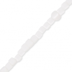 Cubes en verre 2.7 mm Alabaster x46 cm