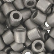 Miyuki Delica 8/0 DBL0321 - Mat Metallic Dark Nickel Silver x8g