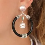 Embout métal pour création de bijoux spirale ou pour cordon 6 mm Placage Argent fin vieilli