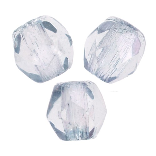 Facettes 3 mm Crystal Baby Blue Luster x50