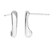 Clous d'oreilles goutte 13.5 mm en Argent 925 x 2|raw }}