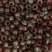 Rocaille Miyuki 8/0 4505 - Light Smoky Topaz Picasso x8g