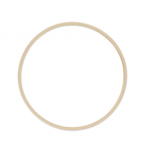 Cercle en bois de hêtre pour attrape rêve et décoration 20 cm x1