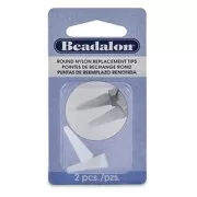 Embouts de rechange pour la pince ronde/plate bout nylon rond x2