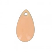 Sequins gouttes en métal et résine époxy 14x8 mm Light Rose x 8|raw }}