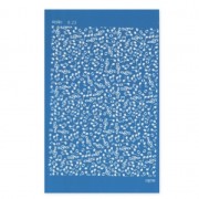 Silk Screen Moiko pour Pâte polymère 74x105 mm - Motif Note de Musique 8.23|raw }}