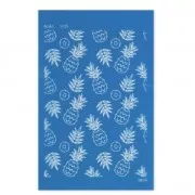 Silk Screen Moiko pour Pâte polymère 74x105 mm - Motif Ananas 9.05