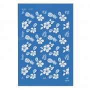 Silk Screen Moiko pour Pâte polymère 74x105 mm - Motif Fleur Tropicale et Ananas 9.02|raw }}
