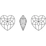 Coeur PureCrystal 6215 18 mm Crystal AB x1