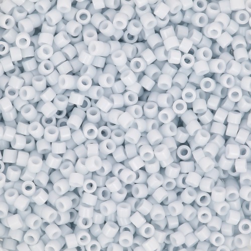 Miyuki Delica 11/0 DB0209 - Opaque Light Gray Luster paquet de 100g