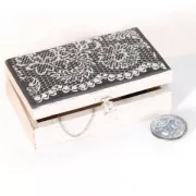 Silk Screen Graine Créative pour Pâte polymère 114x153mm - Motif Dentelle