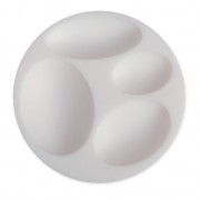 Mini moule silicone pour pâte polymère et pâte de métal Cabochons ovales|raw }}