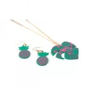 Silk Screen Graine Créative pour Pâte polymère 114x153mm - Motif Tropical