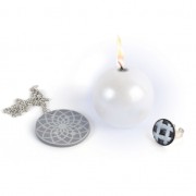 Poudre à effet métallique - argenté x 8g