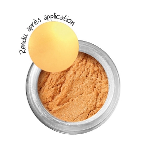 Pigments en poudre à effet métallique - doré x 8g
