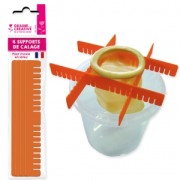 4 supports de calage pour moule latex