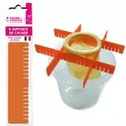 4 supports de calage pour moule latex