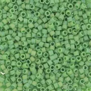 Miyuki Delica 11/0 DB0877 - Opaque Green Mat AB x8g