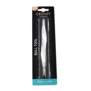 Outil de modelage pour pâte polymère - Embouts à bille Cernit 2 et 1.5 mm