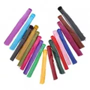 Grand Pompon textile sans attache 120 mm pour déco ou bijoux Olive