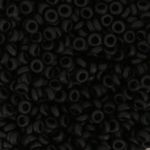 Spacer Miyuki 2.2 mm SPR2-0401F - Black Mat x10g
