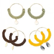 Créoles fines à décorer 25 mm en Rose Gold filled (or laminé) x2