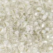 Spacer Triangle Miyuki 2.8x1.3 mm SPTR28-0001 - Crystal Silver Lined x10g