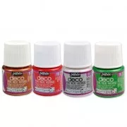 Peinture acrylique décorative opaque - Set Noël Nacré 4 x 45 ml