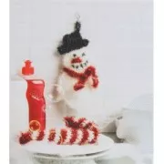 Creative Bubble - Fil à crocheter pour éponge tawashi Argent métallisé x50g