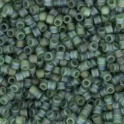 Miyuki Delica 11/0 DB1282 - Mat Transparent Olive AB x8g