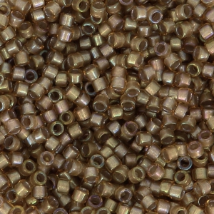 Miyuki Delica 11/0 DB0288 - White Lined Saffron AB x8g