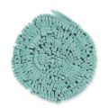 Ruban franges en suedine 28 mm Teal x1,6m