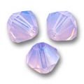 Toupies en cristal PureCrystal 6 mm Violet Opal  x20