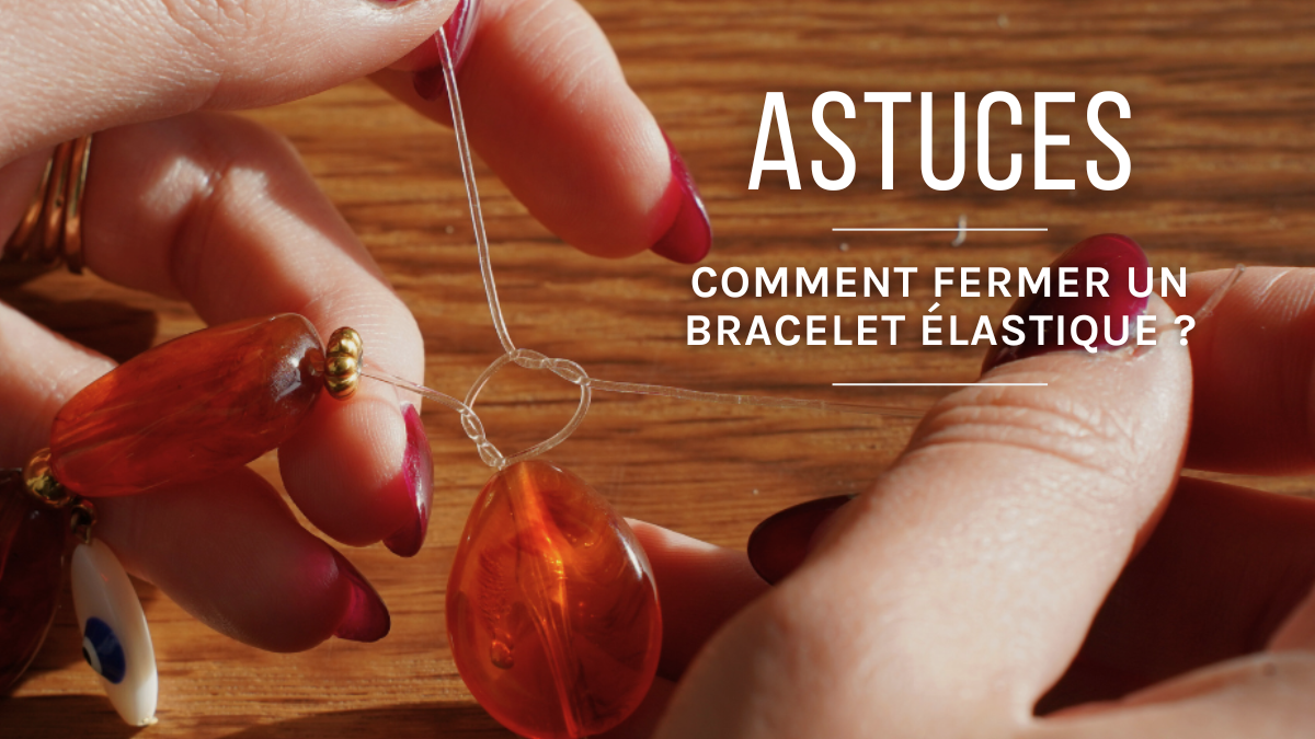 Schéma Comment fermer un bracelet élastique ?