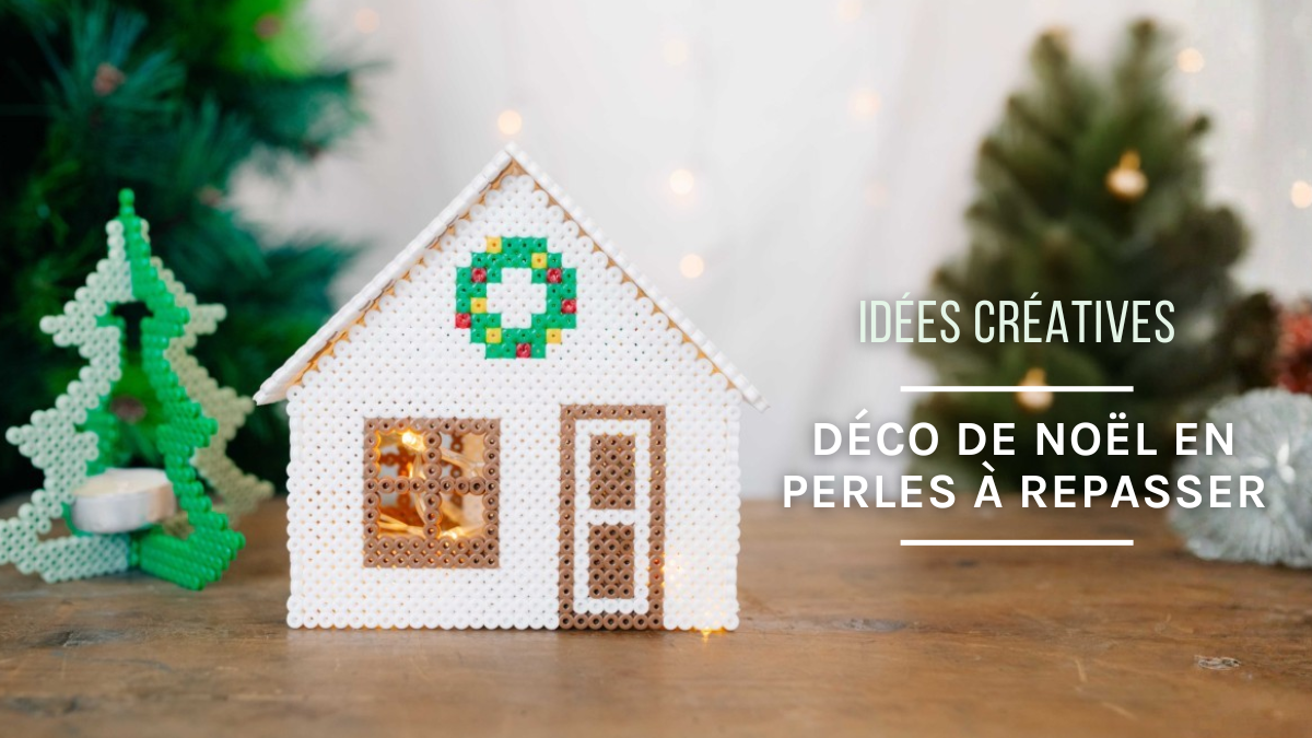 Idées de déco de Noël en perles à repasser