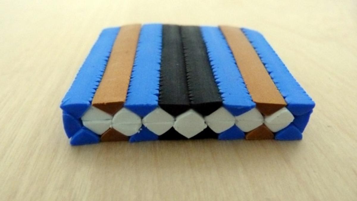 Comment réaliser une cane géométrique avec de la pâte polymère ? : Etape 3 Comment réaliser une cane géométrique avec de la pâte polymère ? : Etape 3