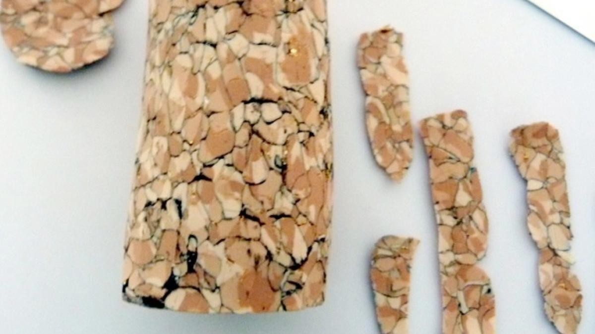 Comment créer une cane imitation liège en pâte polymère ?