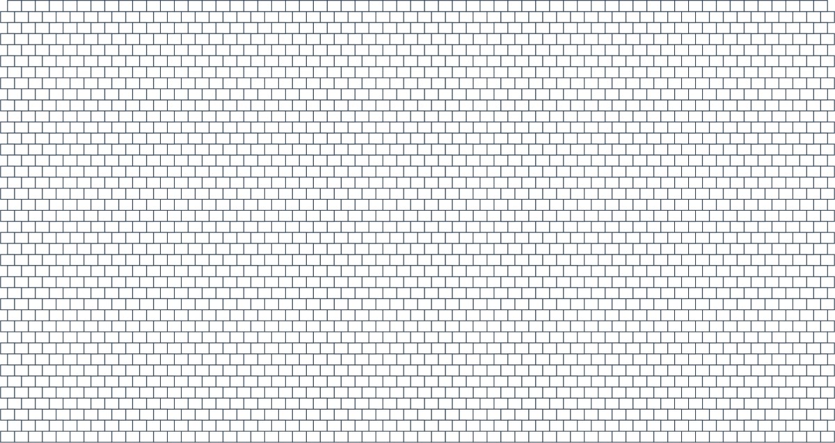 Schéma Grille vierge à imprimer pour tissage de perles Peyote et Brick Stitch