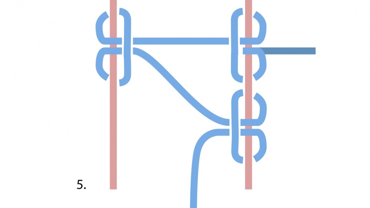 Comment sertir une pierre en macramé ? : Etape 5