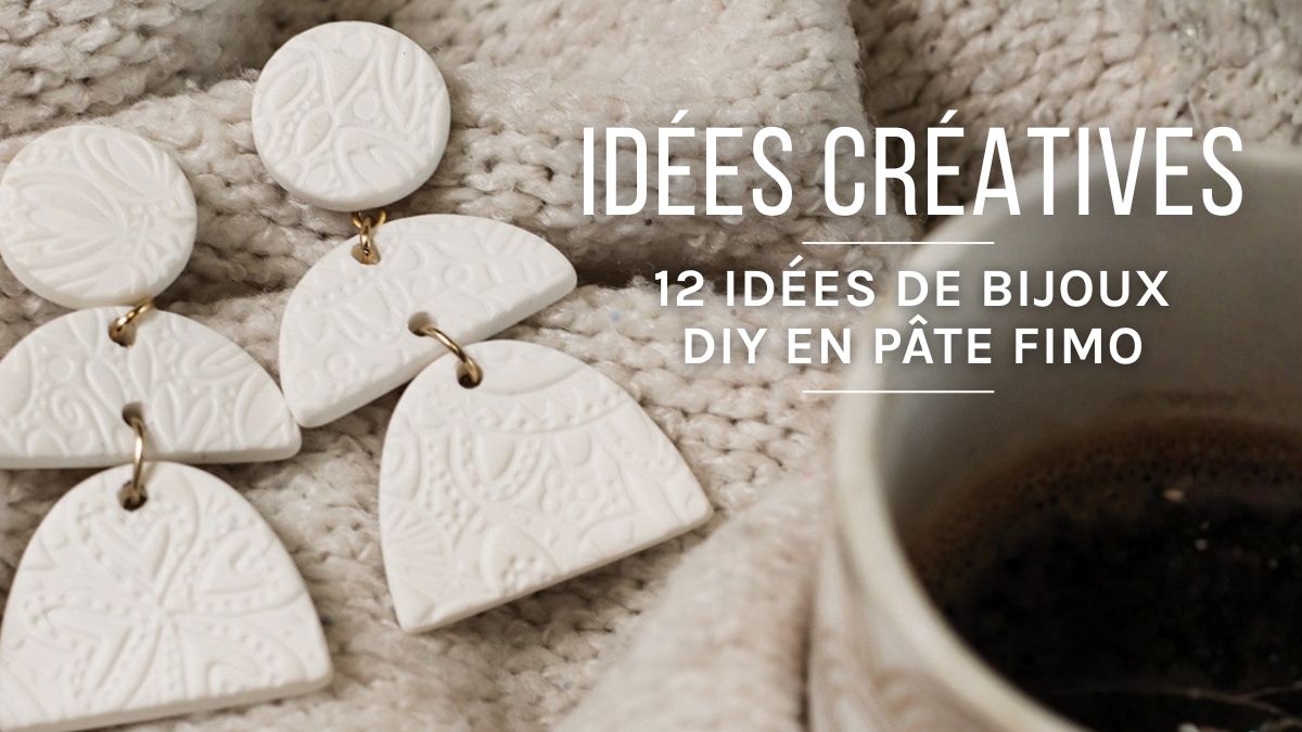 Schéma 12 idées créatives DIY avec de la pâte Fimo