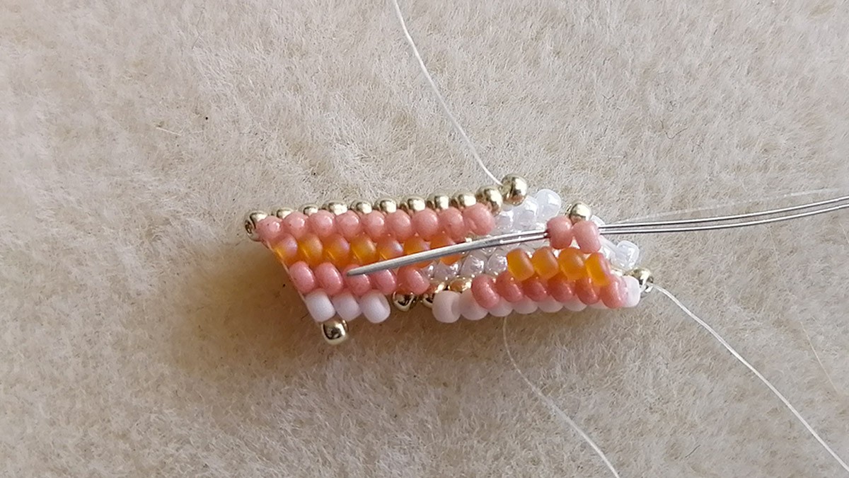 Apprendre la technique du tissage Peytwist : Etape 2