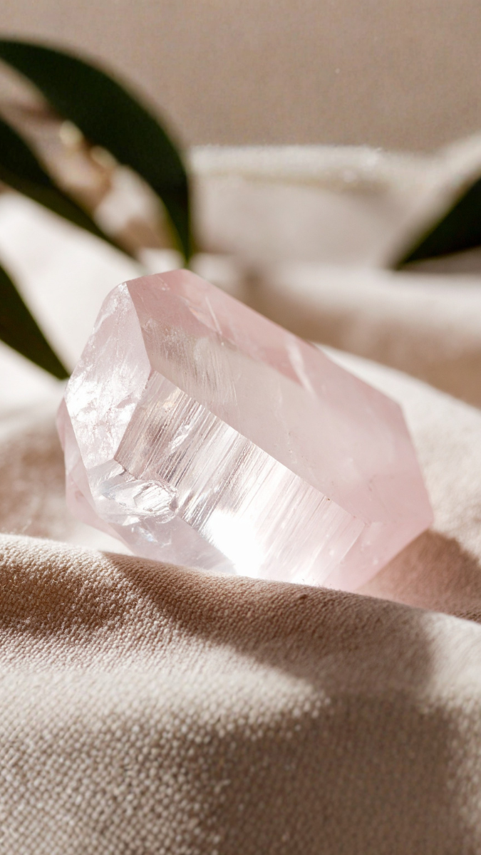 Schéma Le Quartz Rose : signification, origines et propriétés