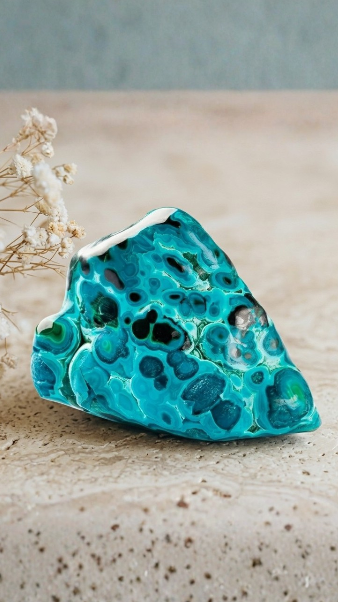 Schéma La Chrysocolle : origine, signification, vertus