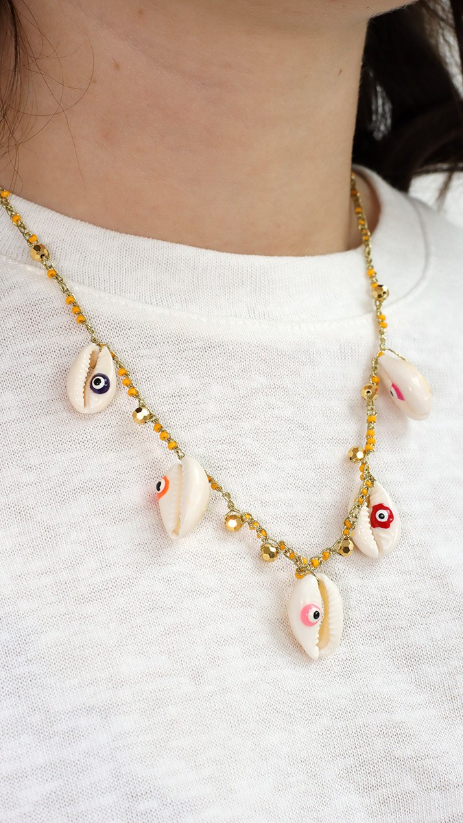 Schéma Fabriquer un bracelet ou collier au crochet au point chaînette