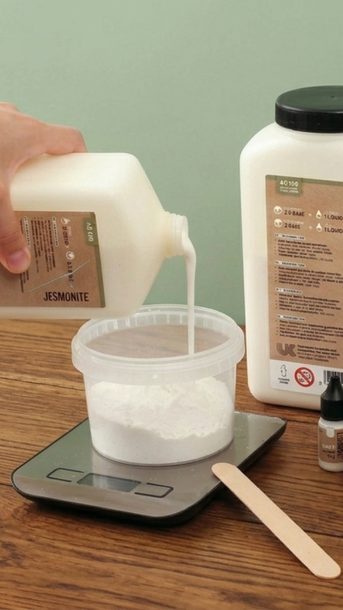 Schéma Calculateur Jesmonite : comment avoir les bonnes quantités ?