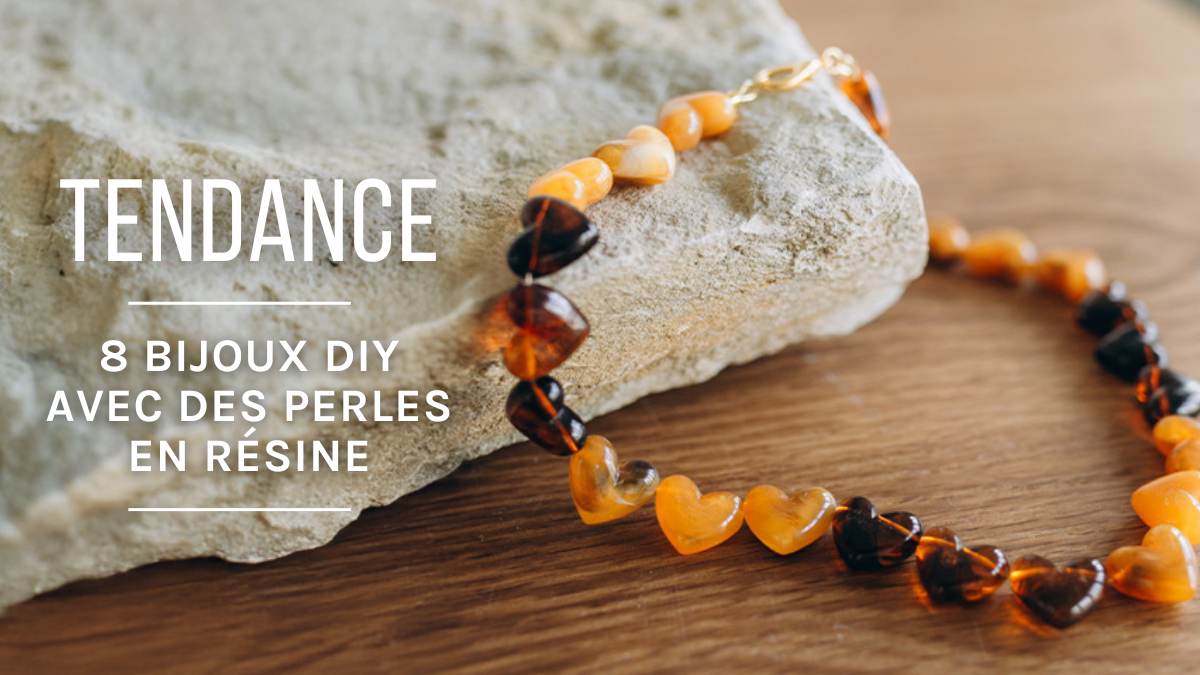 Schéma 8 idées de bijoux DIY avec des perles en résine