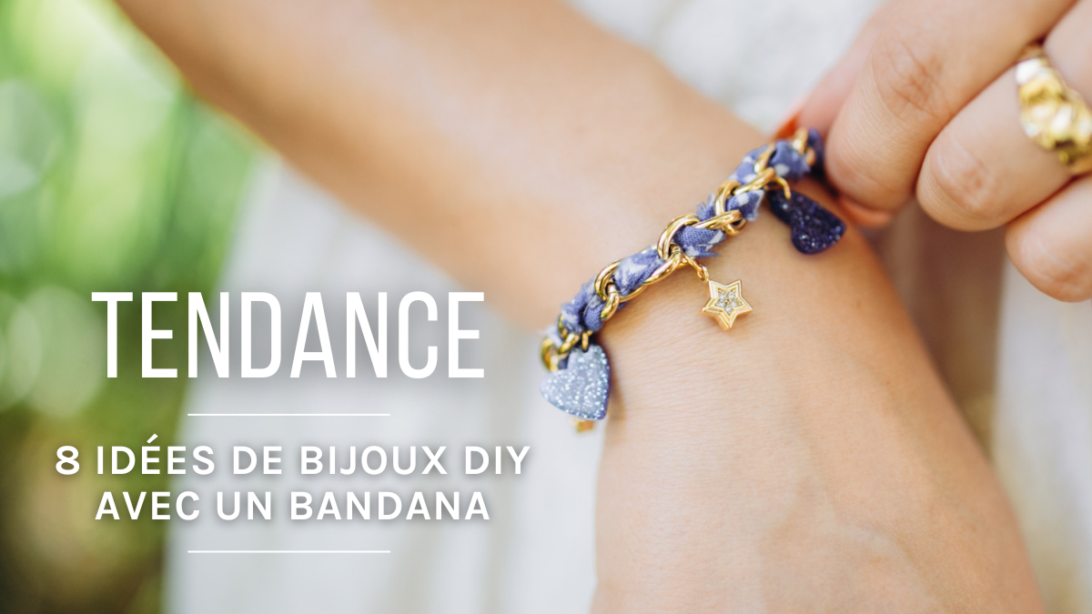 Schéma 8 idées de bijoux DIY avec un bandana