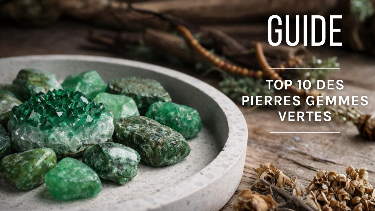 Top 10 des pierres naturelles vertes pour vos bijoux