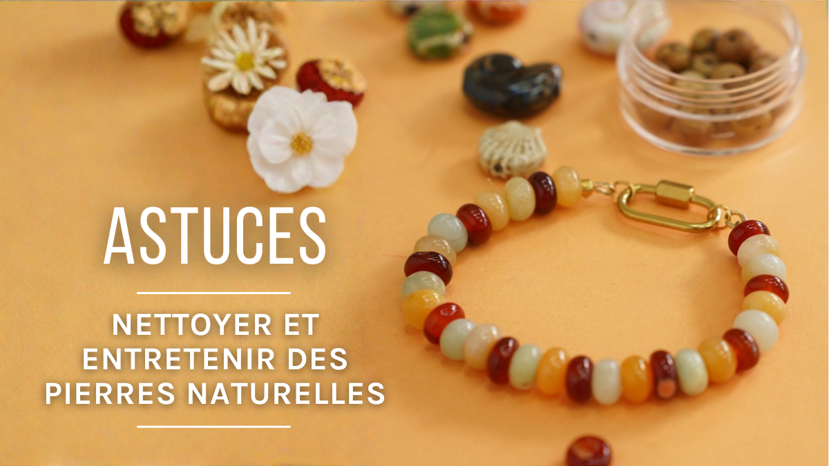 Schéma Nettoyer et entretenir des bijoux en pierres naturelles